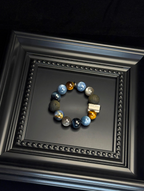 Interstellar-style natural crystal bracelet