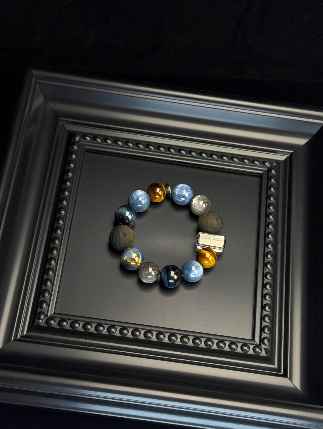 Interstellar-style natural crystal bracelet