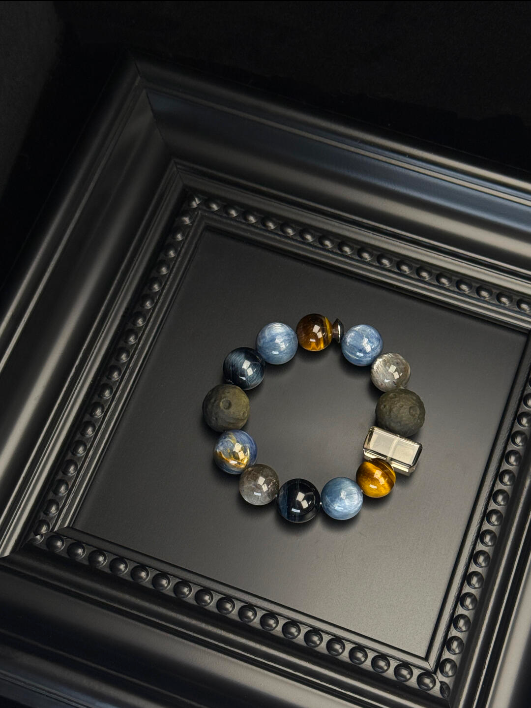 Interstellar-style natural crystal bracelet