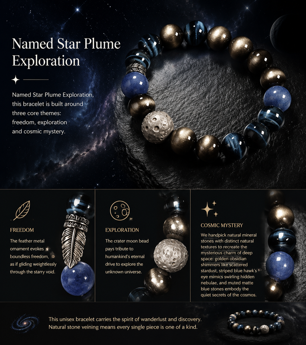 Star Plume Exploration Crystal Bracelet